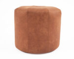 pouf circular octágono cuero bonded 70%