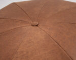 pouf circular octágono cuero bonded 70%