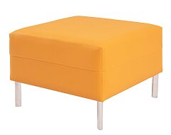 pouf cuadrado cuero sintético megalight