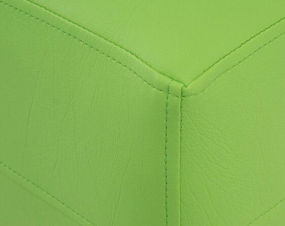 pouf cuadrado cuero sintético megalight