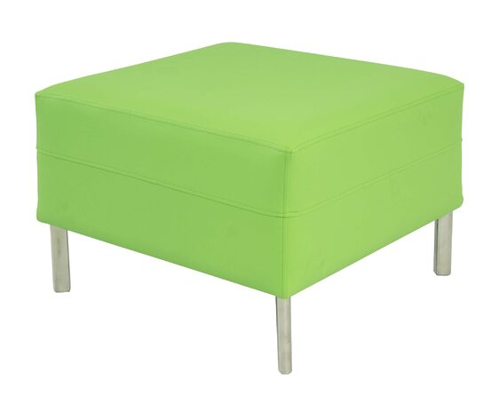 pouf cuadrado cuero sintético megalight