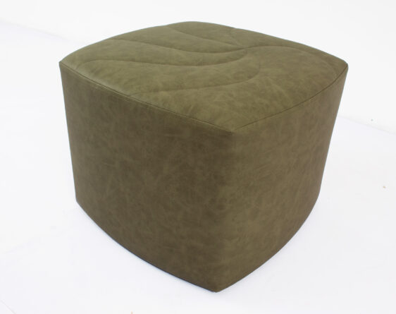 pouf pentágono cuero bonded 30%