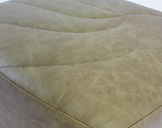 pouf pentágono cuero bonded 30%