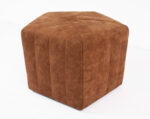 pouf cuadrado cuero bonded 30%