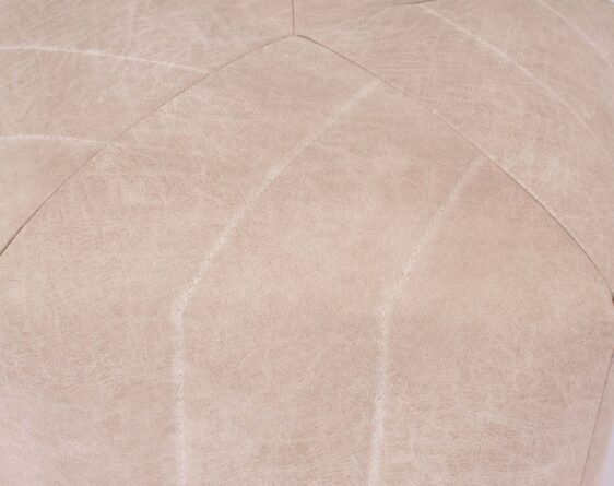 pouf pentágono cuero bonded 70%