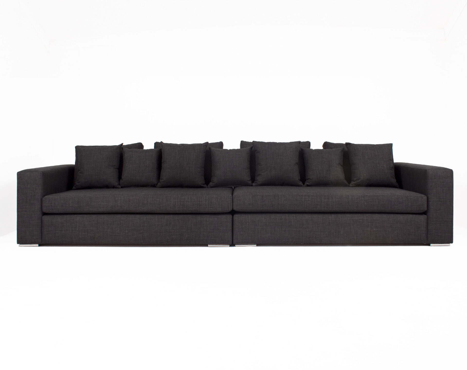 sofa levante 4 cuerpos bariloche marengo frente