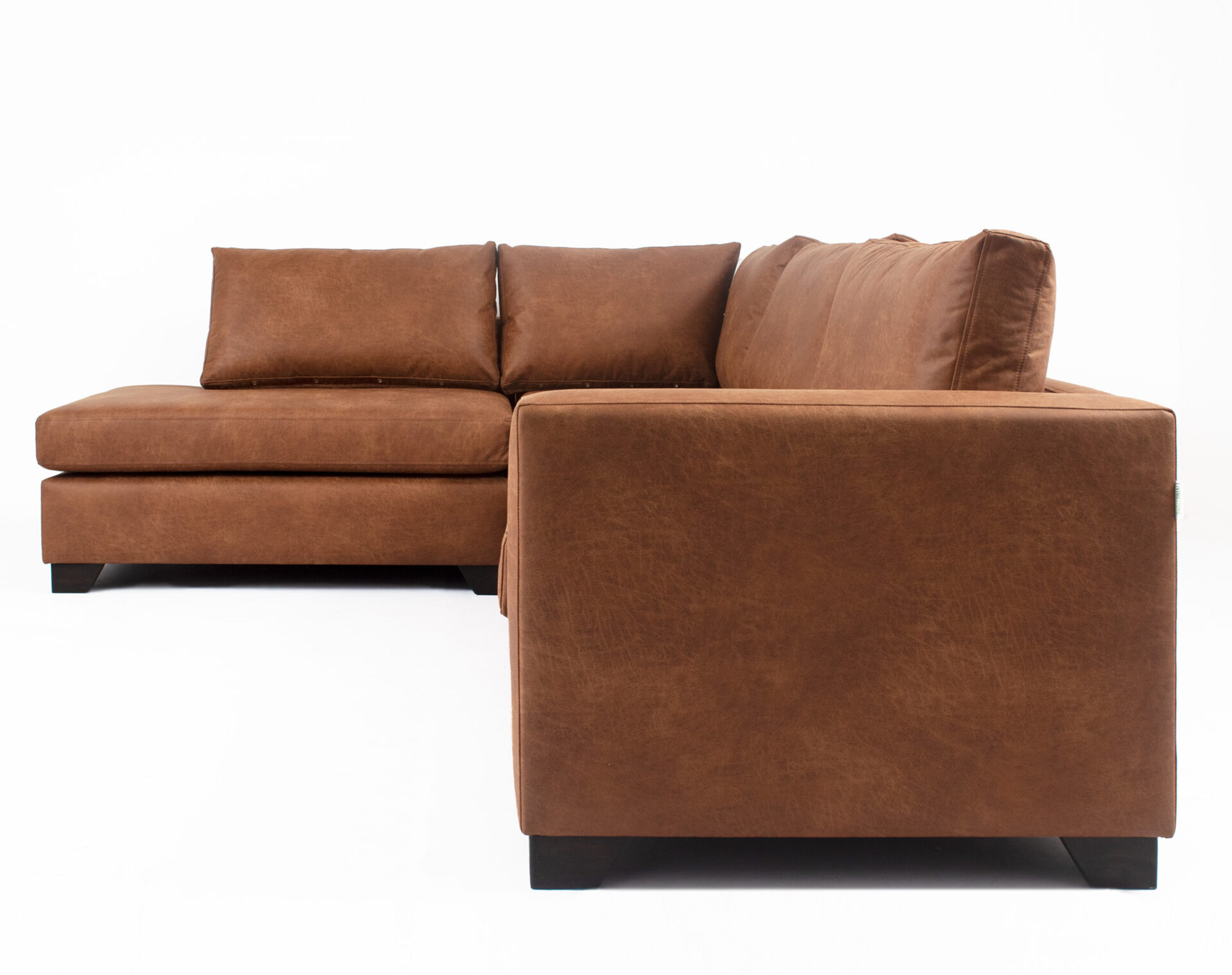 sofa modular izquierdo especial cuero bodned 70 whisky lateral 3