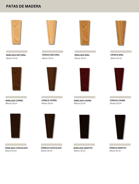 catalogo patas de madera 2023 1 catalogo patas de madera 2023 1