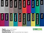 sofá 3 cuerpos mónaco felpa soft velvet
