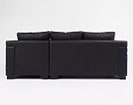 sofá seccional isabella chaise longue derecho felpa soft velvet