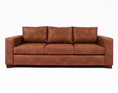sofa monaco 3 cuerpos cuero bonded 70 whisky frente