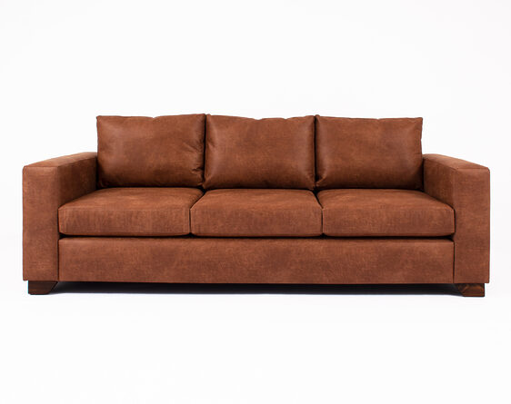 sofa monaco 3 cuerpos cuero bonded 70 whisky frente sofa monaco 3 cuerpos cuero bonded 70 whisky frente