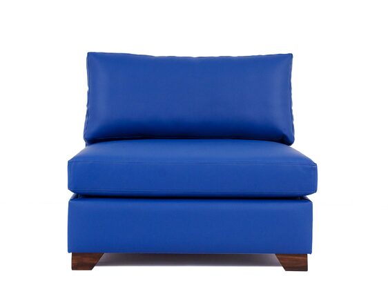 sillon cama 1 plaza cuero sintetico praga azulino frente sillon cama 1 plaza cuero sintetico praga azulino frente