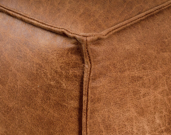 pouf boho cuero bonded 70% pouf boho cuero bonded 70%