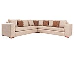 sofa modular levante cuero bonded 70 beige iso