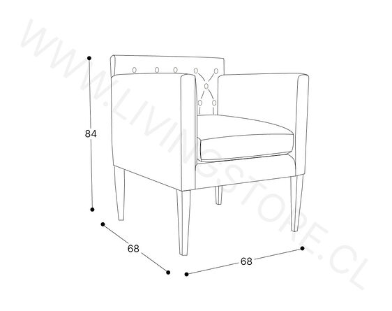 trazo poltrona vita capitone