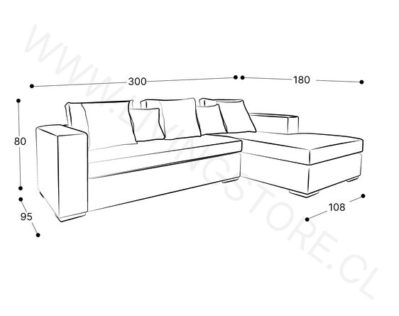 trazo seccional levante derecho