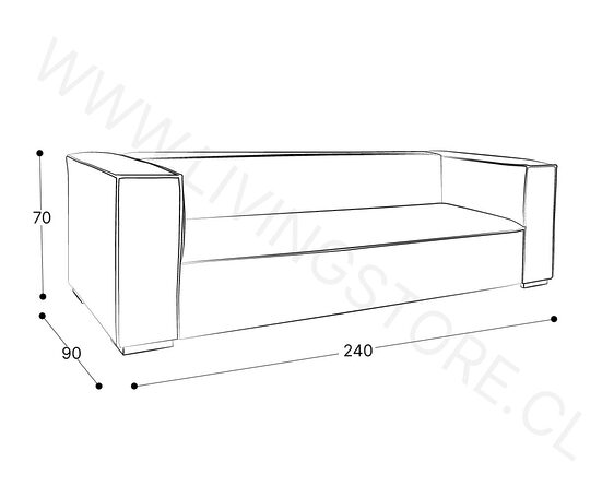 trazo sofa bock 240 cm trazo sofa bock 240 cm
