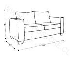 trazo sofa monaco 2 cuerpos