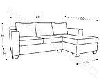 trazo sofa seccional isabella derecho