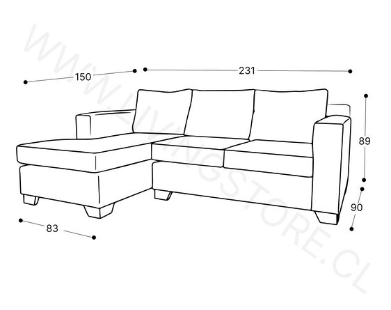 trazo sofa seccional isabella izquierdo trazo sofa seccional isabella izquierdo