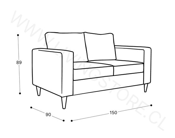 trazo sofa tai 2 cuerpos trazo sofa tai 2 cuerpos