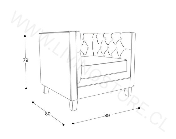 trazo sofa verona 1 cuerpo