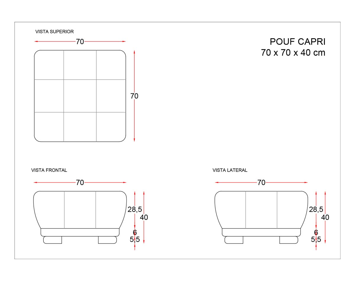 pouf capri vv27