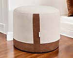pouf circular blas yd 230 y cuero bonded 70%