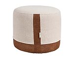 pouf cilindro yd230 y cuero bonded 70 whisky frente 3