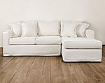 sofá 3 cuerpos bruna con funda de lino natural 225 cm