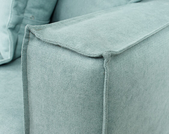 sofá seccional izquierdo bruna funda desmontable soro