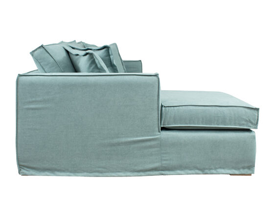 sofá seccional izquierdo bruna funda desmontable soro