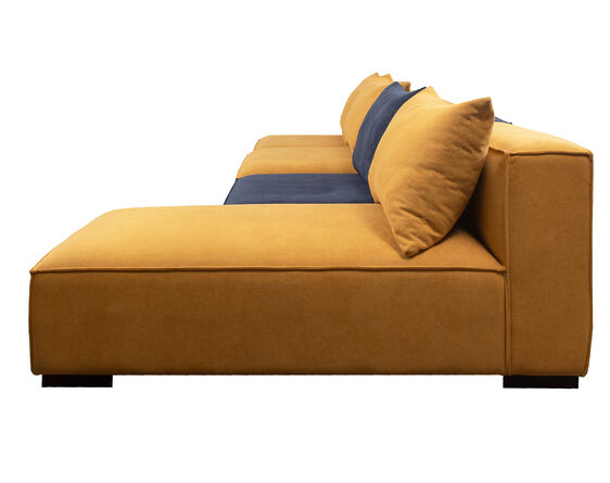 sofá modular intercambiable 4 módulos bock pespunte dresde