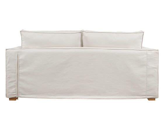 sofa bruna funda soro crudo y base kal ivory trasera