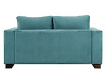 sofa monaco 2 cuerpos felpa velluti turquesa traserajpg