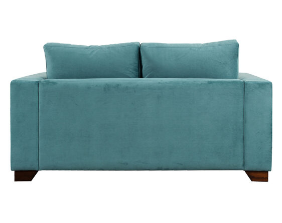 sofa monaco 2 cuerpos felpa velluti turquesa traserajpg