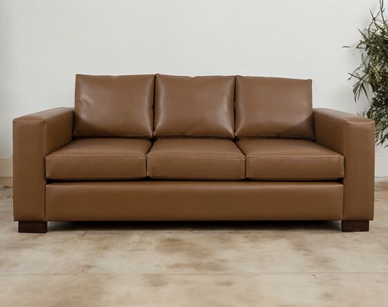 sofá 3 cuerpos thomas cuero sintético master best