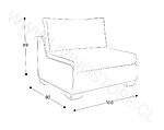 trazo sofa cama james 1 plaza