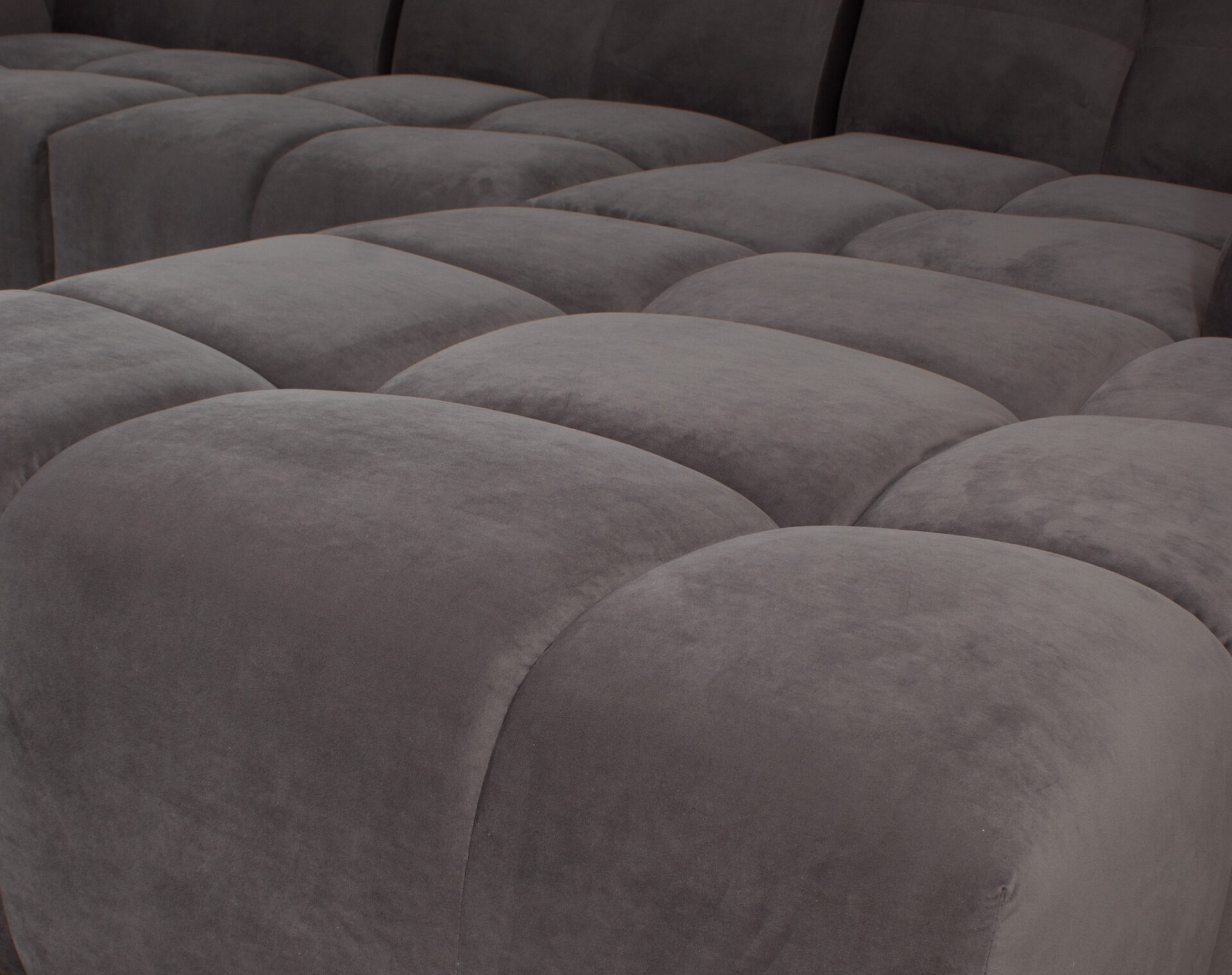 sofa modular capri felpa detalle asiento