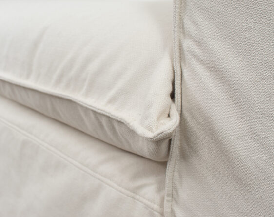 sofa pinterest funda blanca detalle asiento