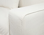 sofa pinterest funda blanca detalle brazo