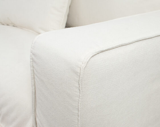 sofa pinterest funda blanca detalle brazo
