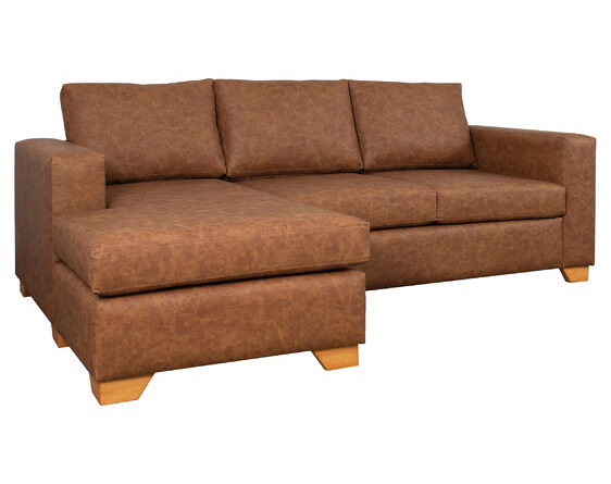 sofá seccional cama izquierdo 1,5 plazas urban cuero sintético terra pro sofá seccional cama izquierdo 1,5 plazas urban cuero sintético terra pro