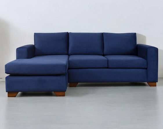 sofá seccional mónaco izquierdo felpa soft velvet sofá seccional mónaco izquierdo felpa soft velvet