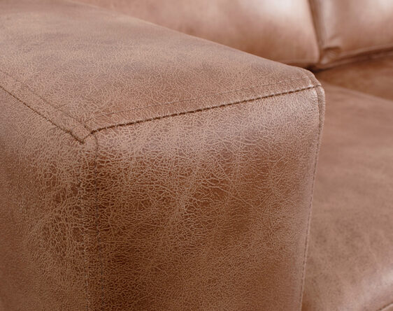 sofá 3 cuerpos mónaco + pouf tela envejecida sofá 3 cuerpos mónaco + pouf tela envejecida