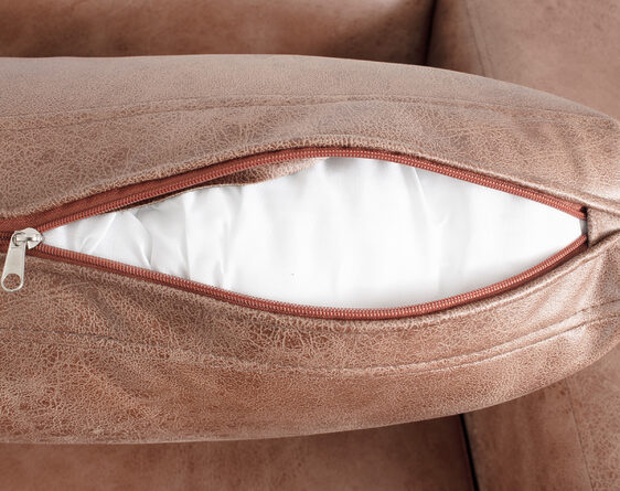 sofá 3 cuerpos mónaco + pouf tela envejecida sofá 3 cuerpos mónaco + pouf tela envejecida