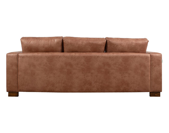 sofá 3 cuerpos mónaco + pouf tela envejecida sofá 3 cuerpos mónaco + pouf tela envejecida