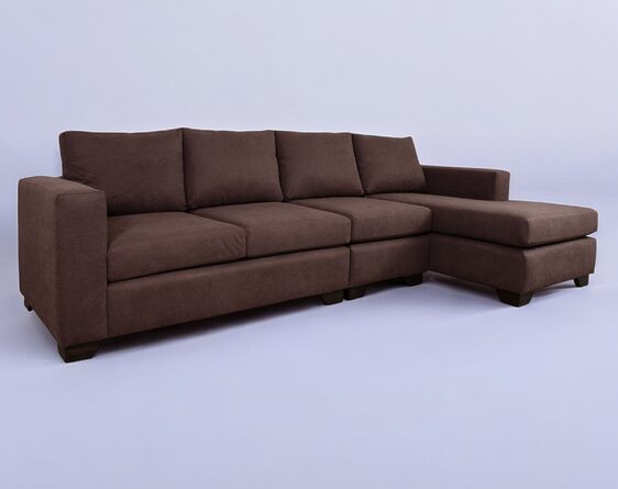 sofá seccional mónaco derecho vv 27 + butaca sofá seccional mónaco derecho vv 27 + butaca