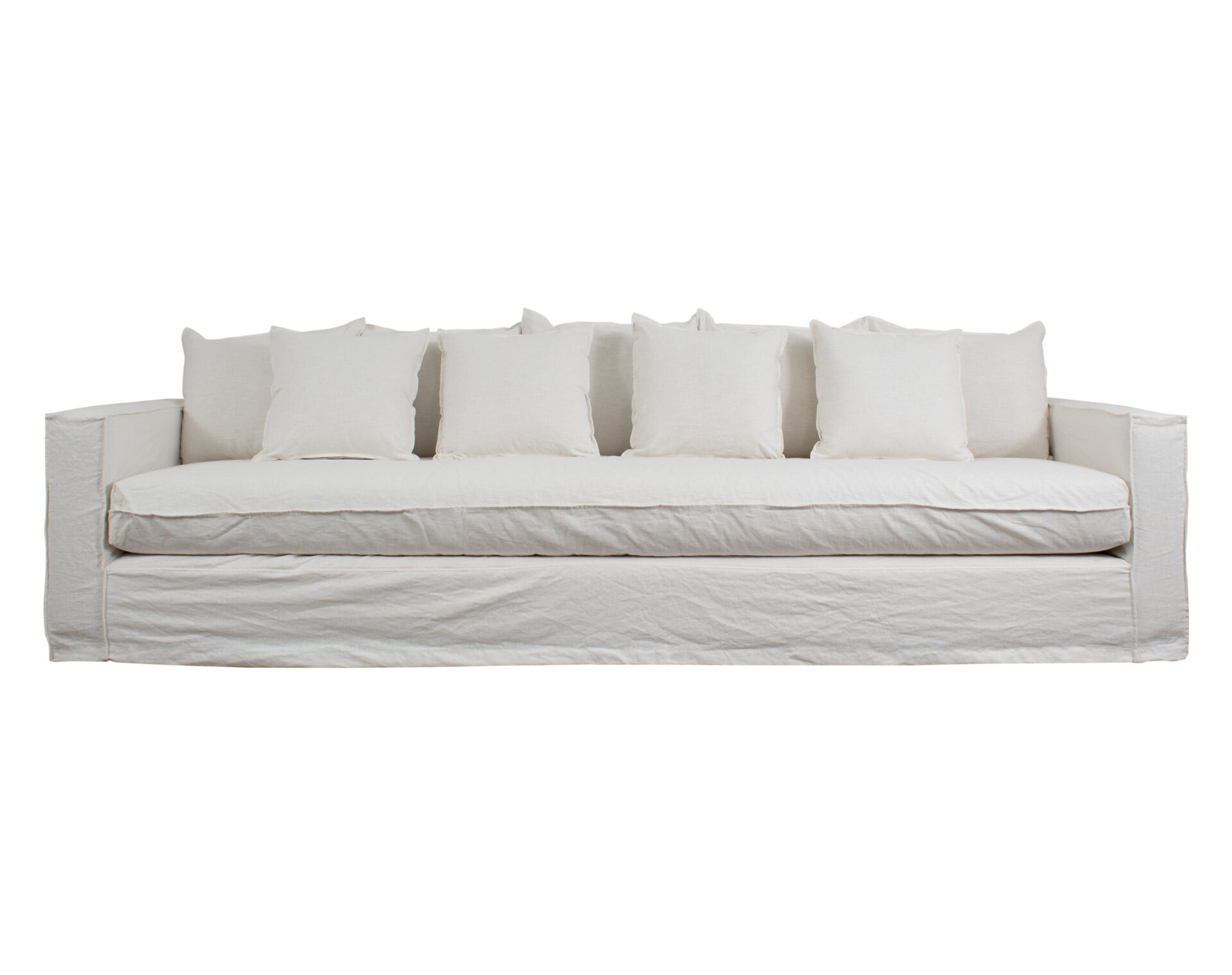 sofa margaret largo especial funda lino crudo frente